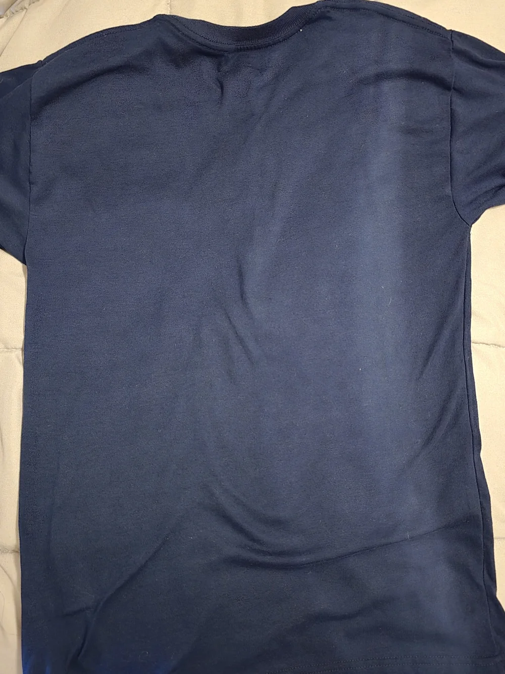 Champion Navy Short Sleeve Logo Tee - Small - Picture 3 of 3